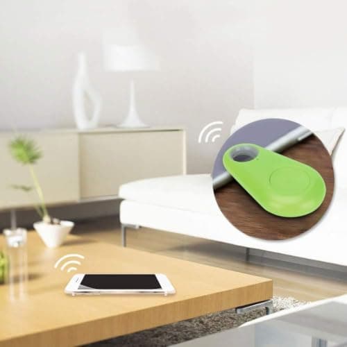 Powerful Bluetooth Item Finder–Smart Tracker Travel-Friendly, Replaceable Battery Remote control Prevent Loss Wallet, Suitcase Anti-Lost Device Luggage for pets cat (Green) — view 5
