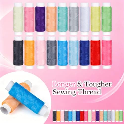 VynyQoo 90 Piece Sewing Kit with Portable Case for Travel and Emergency — view 3