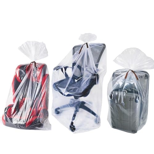 3PCS 110x150cm Extra Large Clear Plastic Storage Bags Thickened Flat Pocket
