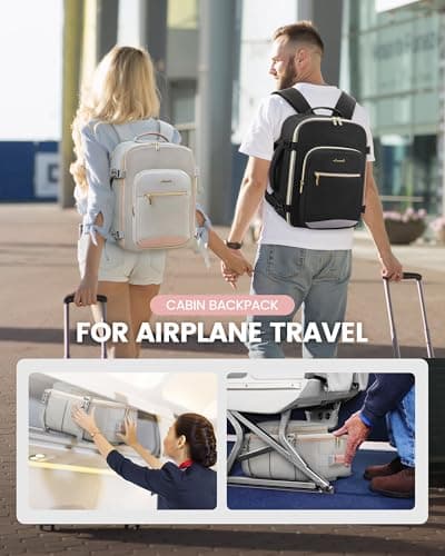 LOVEVOOK Ryanair Cabin Bags 40x30x20 Underseat Travel Bag Backpack Carry-On — view 6