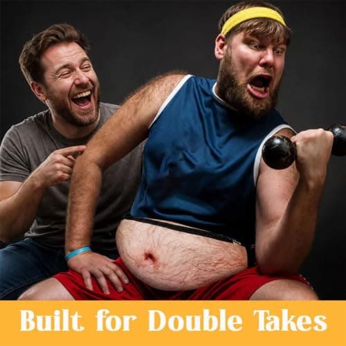 Funny Belly Bag,Novelty Realistic Waist Bag for Men — view 4