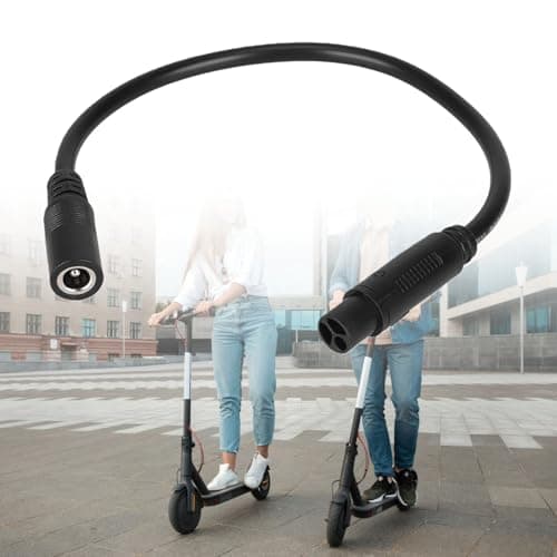 Fast DC2.1 to CQ Scooter Power Cable Battery Shockproof Texture Design Universal Charging Plug Adapter — view 4