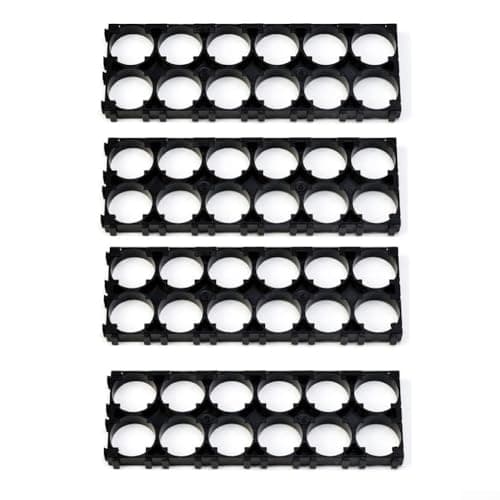 for battery Holder, 4pcs 2x6 Plastic Bracket for 21700 Batteries DIY for battery Pack Frame with Anti-Vibration Design, Splicable and Stackable, for Home Workshop and DIY Projects — view 5