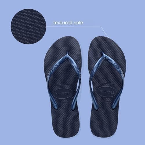 Havaianas Slim Women Flipflop Navy Blue 5.5/6 UK — view 3
