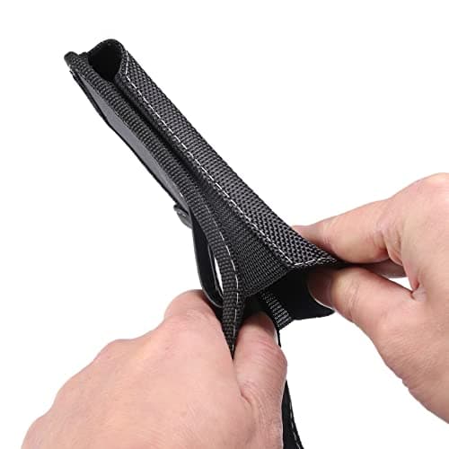 Small Cell Phone Belt Clip Pouch Men, Vertical Cell Phone Waist Pack, 6.1"Mobile Phone Holster Belt Bag Phone Wallet Purse for Men Loop Cellphone Holster Waist Bag Travel Carry Case Fanny Pack Hip Bag — view 5