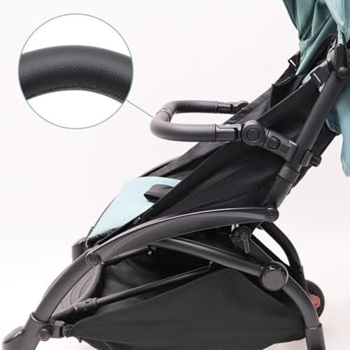 Stroller Bar - 41x33cm (647g) PU Leather | Universal Pram Guard Bumper — view 2