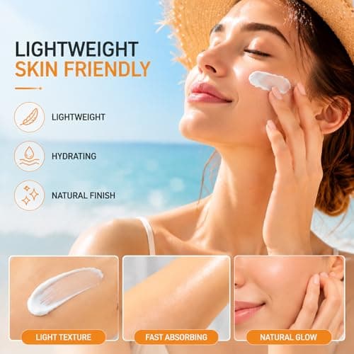 50 Pack Mini Travel Size Sunscreen, SPF 50+ Water Resistant Sun Cream for Face & Body, Hydrating Lightweight Protection, Compact Travel Cream — view 3