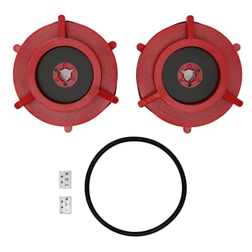 EIMSOAH 1 Pair Nab Hub Adapters, Universal Reel to Reel Tape Opener with Rubber, for Corkscrew Opener (Red) — view 5