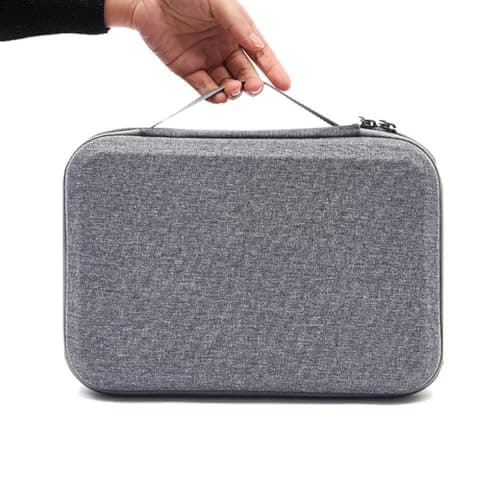 WUUISDNX Sturdy Hard Shell Waterproof Accessory Storage Box For Safe And Secure Packing Waterproof Accessory Bag OxfordCloth, Red inner liner — view 3