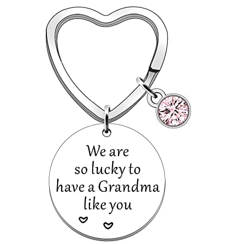 JETTOP Grandma Gifts -Gifts for Grandma Birthday Christmas Mothers Day from Grandchildren We are So Lucky