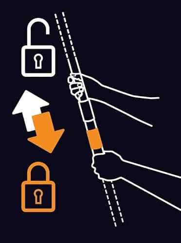 Original Fiskars Universal Adapter for the Use of All Garden Tool Heads to Combine a QuikFit Handle with Tool Heads from Other Manufacturers, Length: 17 cm, Plastic, Black/Orange, QuikFit, 1000617 — view 6