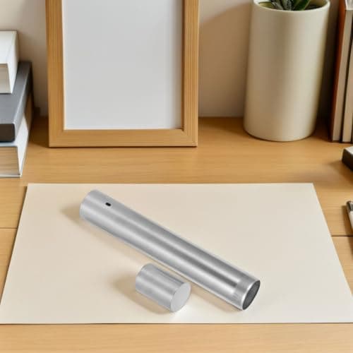 COOLHIYA 2pcs Certificate Holder Document Tube Stainless Steel for Travel — view 5