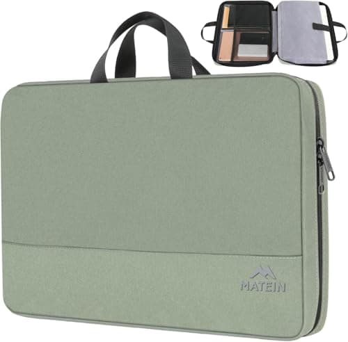 MATEIN Laptop Bag 15.6 Inch, Laptop Case 15.6 Inch for Men, Avocado Green