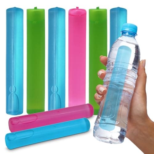 SOL 8pk Reusable Ice Cube Cooling Sticks - Freezable for Water Bottles