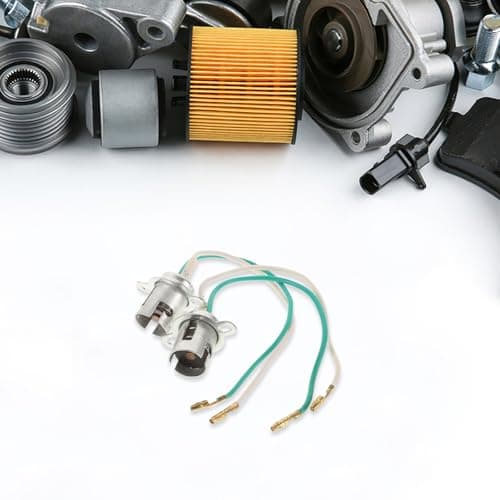 2pcs Motorcycle LED Light Socket Iron Rubber Plastic Silver Holder — view 6