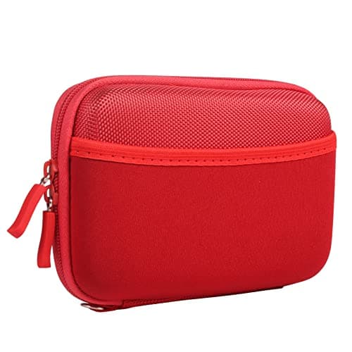 Jlyifan Nylon Diabetic Organizer Carrying Case Hard Shell Travel Kits for Blood Sugar Test Strips, Medication, Glucose Meter, Pills, Pens, USB Cables, Insulin Syringes, Needles, Lancets