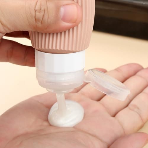 Mrsdry Travel Bottles for Toiletries, 16 Pack Silicone Travel Bottles Set, Leakproof Travel Size Toiletries, BPA Free Travels Containers for Toiletries, Traveler Accessories for Shampoo Conditioner — view 4