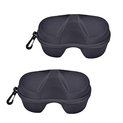 SUNTRADE Portable Diving Mask Case,Swimming Scuba Glasses Storage Box Protective Container Diving Goggles Case,2 PCS
