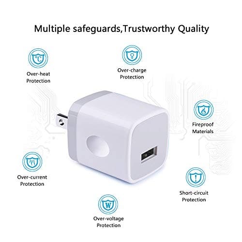 for iPhone 17e 17 16 15 14 13 12 11 XR XS X 8 7 6 6S USB Charger Block Box — view 3
