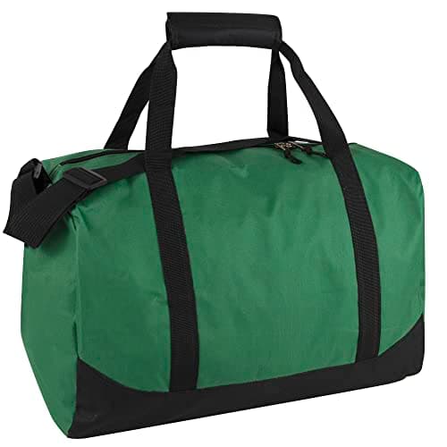 Trail maker 30 Liter, 17 Inch Canvas Duffle Bags for Men and Women -Travel Weekender Overnight Carry-On Shoulder Duffel Tote Bags (Blue)