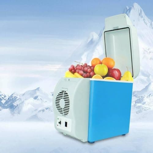 7.5L Portable Car Fridge, 12V Electric Cooler & Warmer with Carry Strap — view 3