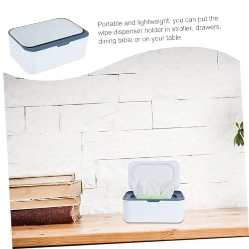 Tissue Box Large Capacity Plastic Refillable Wipes Dispenser Box — view 2