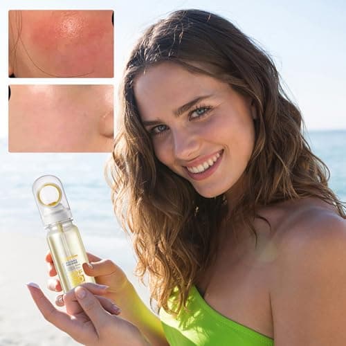 Sunscreen Spray, Travel Spf 50, 1.97x7.87in Broad Spectrum Protection, 90ml Portable Size, Water-Resistant Formula for Workouts, Vacation, Water Sports, Outdoor Activities — view 3