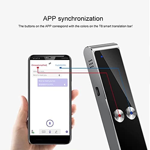 Real-Time Two-Way AI Voice Translator for Travel & Business - Silver Grey — view 4