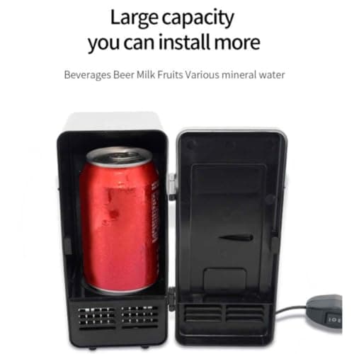 USB Fridge - Mini Drink Cooler, Portable Warmer Insulation For Dorm — view 5