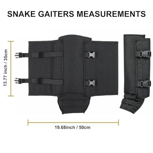 Snake Gaiters 1-Pair Lightweight Adjustable Protective — view 6