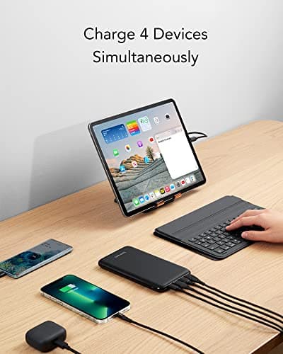 Charmast 26800mAh 20W PD Power Bank 18W QC 3.0 Quick Charge Portable Charger USB Power Delivery Type C Battery Pack with 3 Input & 4 Output Compatible iPhone 13/12/11/11 Pro, Samsung, Huawei and More — view 6