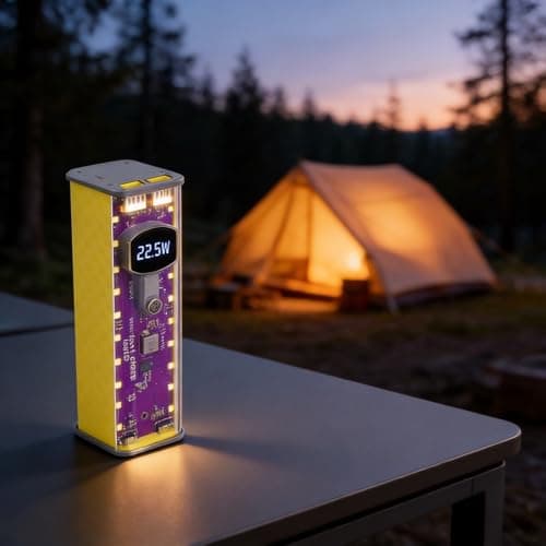 22.5W Fast Charging Power Bank Case Dual USB(yellow 22.5W) — view 4