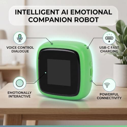 Hamwesh AI Desk Robot with Voice Control & Emotional Interaction — view 4