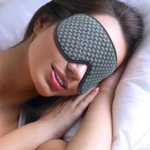 liuchanghe 100% Blackout Sleep Mask for Women & Men, Soft and Comfortable Eye Mask for Sleeping, Eye Mask with Adjustable Strap for Sleeping, Nap, Meditation, Travel — view 6