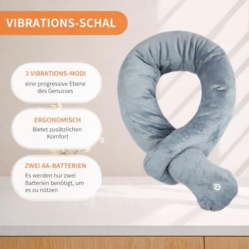 lomitech Travel Pillow with 3 Vibration Modes,Airplane Neck Massage Pillow — view 2