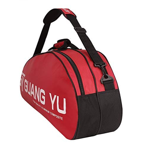 FakeFace Professional Badminton Racket Bag 4-6 Pack Racquet Handbag Waterproof Tennis Racquetball Battledore Sport Duffel Large Capacity Gym Equipment Bag Portable Shoulder Tote Bag with Handle — view 4