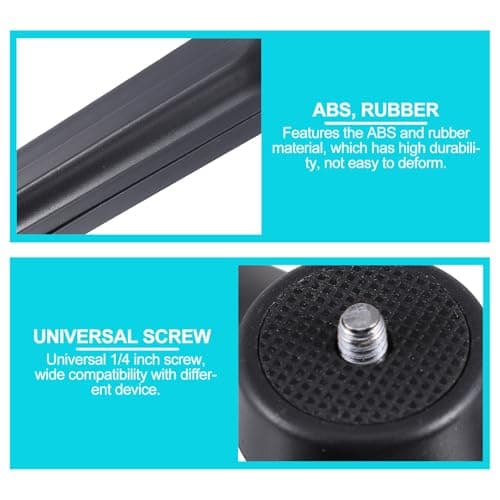 2Pcs Folding Tabletop Camera Tripod, 1/4 Inch Screw Mount — view 3