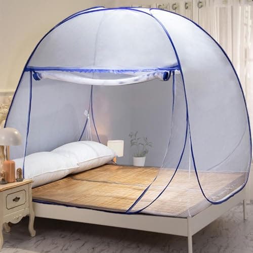 Pop-Up Mosquito Net Tent with Single Door, 100W x 190L cm, Coffee, mosquito net mosquito net for bed, mosquito net travel, mosquito netting,mosquito nets — view 4