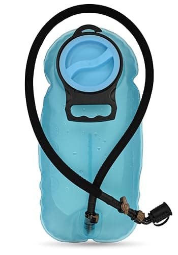 MARCHWAY 2L/2.5L/3L TPU Hydration Bladder, Ultra Durable Water Reservoir Bag with Insulated Tube for Hydration Pack for Cycling, Hiking, Running, Climbing, Biking (2.5L Blue 85oz)