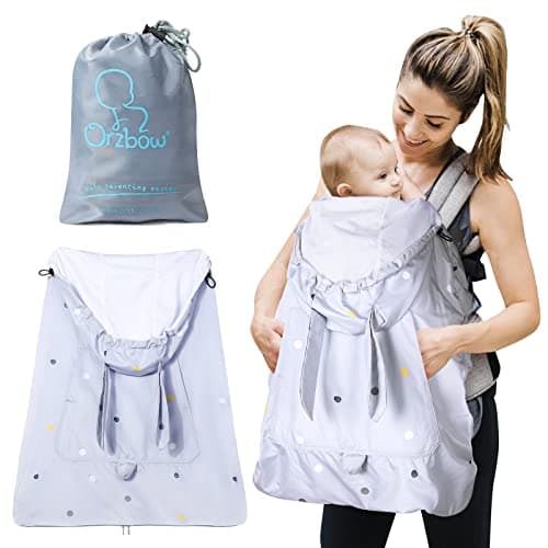 Orzbow Waterproof Baby Carrier Sun Cover, Grey Rabbit