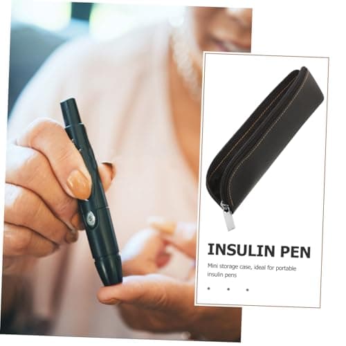 PU Leather Storage Pouch Insulin Pen Case Portable for Travel — view 3