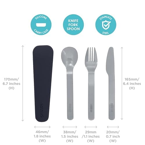 Smash Reusable Stainless Steel Travel Utensils/Cutlery Set — view 3
