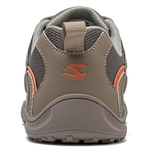 HOBIBEAR Wide Barefoot Shoes Men Women Walking Trail Running Sneakers | Zero Drop Sole | Lightweight Comfortable Brown — view 6