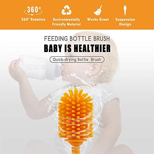 ddLUCK Silicone Bottle Brush for Cleaning, 31cm Water Bottle Cleaner(Qty 1) — view 6
