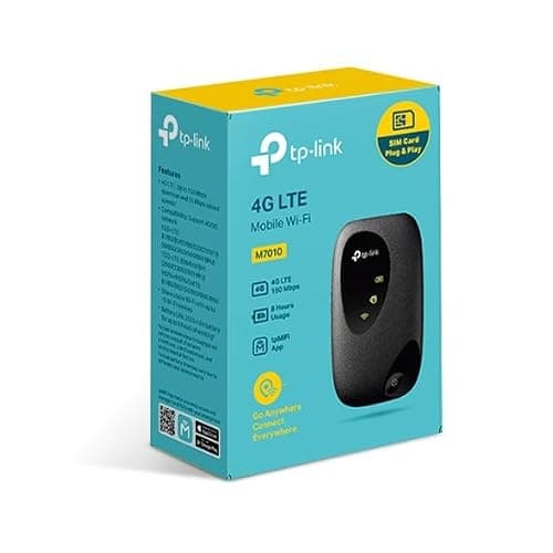 TP-Link M7010 4G LTE Portable WiFi, Mobile WiFi Hotspot Works up to 8 Hours, Caravan, Travel 4G Router, SIM Card Slot, Unlocked LTE-Advanced MiFi, Share up to 10 Devices, App Management — view 5