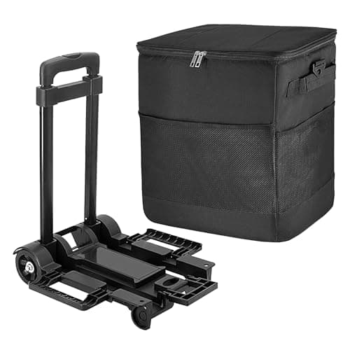 Rolling Cooler Portable Leakproof Insulated Waterproof Reusable Wheeled