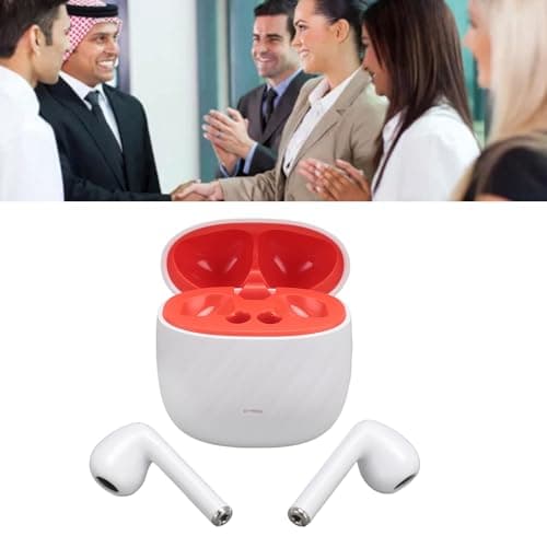 Elprico Language Translator Earbuds,84 Language Translator Device, Wireless Bluetooth Noise Reduction Translator Device,Waterproof Voice Translator Earbuds for Travel & Business (White) — view 4