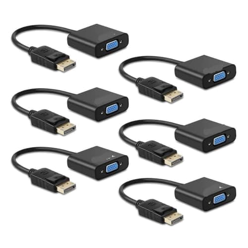 Yeobezn 12-Pack Compatible with DisplayPort to VGA Adapter