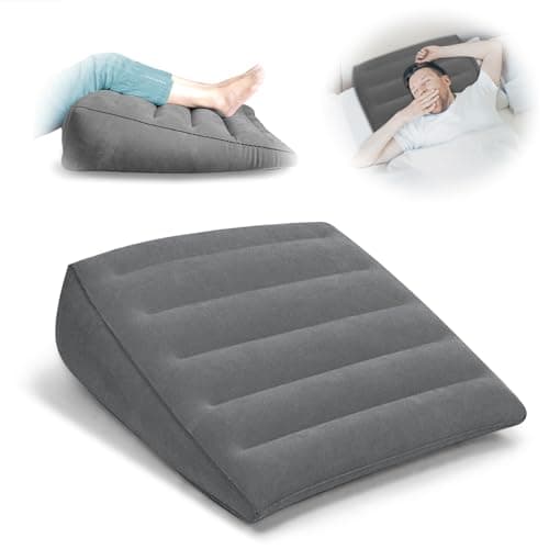 Inflatable Wedge Pillow for Travelling, Portable & Lightweight Support