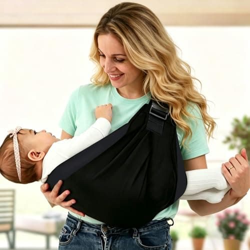 Baby Carrier, Newborn to Toddler, Ergonomic Baby Carrier Lightweight — view 2